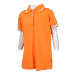 KD078 製作童裝淨色Polo恤 童裝製衣廠 KD078 製作童裝淨色Polo恤 童裝製衣廠